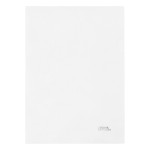 Папка-уголок А4, пластик 0,18мм, прозрачный, бесцветный (Стамм)