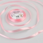 Лента атласная 10мм, 23м, розовый, №04
