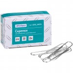 Скрепки 50мм, оцинкованные, 50шт/уп, в картонной коробке (OfficeSpace)