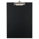 Планшет с зажимом А4, до 90л, картон/ПВХ, черный, (OfficeSpace)