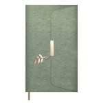 Ежедневник недатированный 146х211мм, оливковый, кожзам,160л,  кремовый блок, клапан (Escalada)