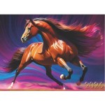 Календарь кварт. 2026г 3-х блочн., на 3-х гребнях, "Символ года-Год Красной Лошади" (Lamark)