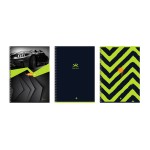 Тетрадь А4,  96л, клетка, на гребне BG "Real man"неоновый пантон (BG)