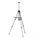 Мольберт-тренога  напольный,155х94см, 01-под серебро, регулируемый, алюминий (Vista-Artista)