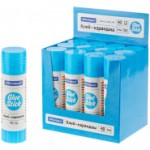 Клей-карандаш 40гр, для склеивания бумаги, картона, фотографии (OfficeSpace)