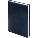 Ежедневник недатированный 210х145мм, темно-синий, А5, белый блок, "Spring", 256стр.(Lamark)