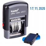 Датер ленточный, оттиск 22х4мм, шрифт 4 мм, пластик,1 стр., 82498 (Trodat)