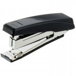 Степлер до 10 листов, скоба №10, антистеплер, пластик, черный (OfficeSpace)