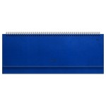 Планинг 2026г., 330х130мм, синий, гребень, кожзам, cиний блок, 64л,"Winner Blue" (BG)