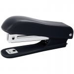 Степлер до 12 листов, скоба №10, антистеплер, пластик, черный (OfficeSpace)