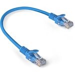 Патч-корд  UTP-RJ45-RJ45-5e-0,3M-LSZH-BL, UTP, cat.5e, 0.3м, синий 286371(ExeGate)