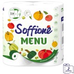 Полотенца бумажные в рулоне "Menu", 2-х сл, 2 рул/уп (Soffione)