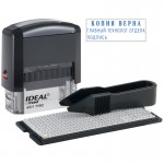 Штамп самонаборный 3-строчный, оттиск 38 х 14 мм, пластик.корпус, арт.168224 "Ideal"  (Trodat)
