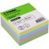Блок бумаги для записей "Имидж" 80х80х40мм, цветной, непроклеенный (Стамм)