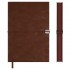 Ежедневник 2026г., 146х211мм, коричневый, 176л, кожзам, белый блок, на резинке (Escalada)