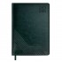 Ежедневник 2026г., 146х211мм, темно-зеленый, 176л, кожзам, белый блок, закругленные углы (Escalada)