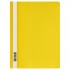 Папка-скоросшиватель А4, прозрачный верхний лист, пластик 160мкм, желтый (Стамм)