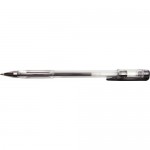 Ручка гелевая, прозрачный, 0,5мм, черный (Dolce Costo)