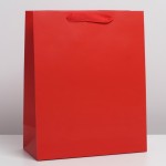 Пакет ламинированный "Красный", 31 × 40 × 14 см