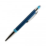 Ручка шариковая "Bali", алюминий, корпус-синий/голубой, хром (Portobello)