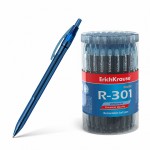 Ручка шариковая автоматическая "R-301 Original Matic", тонированный, 0,7мм, синий (Erich Krause)