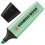 Маркер-текстовыделитель "Boss Pastel", клиновидный наконечник, зеленый, 2-5 мм (Stabilo)