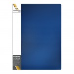 Папка с 100 файлами А4, карман, синяя, 0,8мм (Workmate)