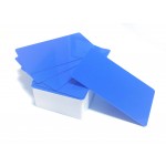 Пластиковые карты синие, CR-80, толщина 0.76 мм, 500шт/уп (Распродажа) цена за штуку