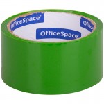 Клейкая лента 48мм х  40м, зеленая (OfficeSpace)