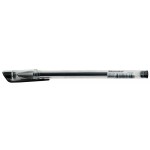 Ручка гелевая "Solo", прозрачный корпус, 0,5мм, черный (Silwerhof)