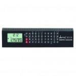 Калькулятор-линейка BCS-120, часы, 10+2 разрядеый,  черный (MC2)