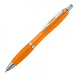 Ручка шариковая "Venus", прозрачный корпус, оранжевый (Open)