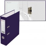 Папка-регистратор А4 80 мм, "Office Line", карман, металлический кант, фиолетовый (Lamark)