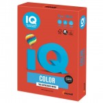 Бумага цветная А4 "Intensive",  80г/м2, кораллово-красный, 100л/п (IQ Color)