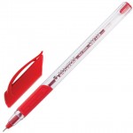 Ручка шариковая "Extra Glide GT", масляная, резиновый упор, 0,7мм, красный (Brauberg)