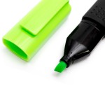 Маркер-текстовыделитель "Line", клиновидный наконечник, зеленый, 1-4мм (Alingar)