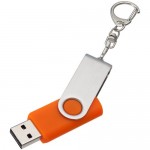 Флешка под нанесение логотипа 16Gb USB 2.0 "Twist", оранжевая