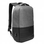 Рюкзак "Leardo Plus", 47,5×33×15,0 см, USB разъем, серый/серый (Portobello)