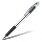 Ручка шариковая автоматическая "SuperB Tech G", резиновый упор, 0,7мм, черный (Pentel)