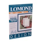 Бумага дизайнерская А4 200г/м2, тиснение "Ткань", матовая, ярко-белая, 10л/пач (Lomond)
