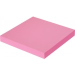 Бумага для заметок с клейким краем 76х 76мм, 100л/шт, неон пурпурная (Workmate)