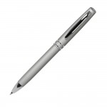 Ручка шариковая "Consul", алюминий, корпус-серебро, хром, soft touch (Portobello)