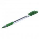 Ручка шариковая "Extra Glide GT", масляная, резиновый упор, 0,7мм, зеленый (Brauberg)