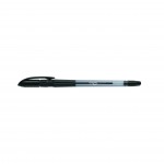Ручка шариковая "Grapho", тонированный, резиновый упор, игольчатый, 0,5мм, черный (Erich Krause)