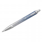 Ручка шариковая "IM Special Edition Edition Polar", корпус-сталь, лак, серый/белый (Parker)