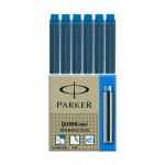 Картридж для перьевой ручки "Mini Blue", 6 шт/уп, синий, цена за уп (Parker)