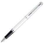 Ручка-роллер "Hemisphere White CТ", корпус-латунь, лак, хром (Waterman)