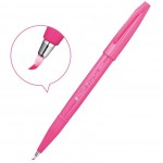 Фломастер-кисть "Brush Sign Pen", розовый (Pentel)