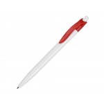 Ручка шариковая "Какаду", белый/красный (Oasis)
