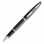 Ручка-роллер "Carene Charcoal Grey ST", корпус-латунь, мат.лак, серебро (Waterman)